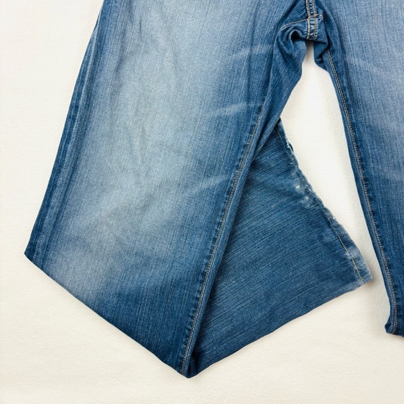 Adriano Goldschmied The Symbol Button Fly Faded Straight Leg Jeans (31/32) - Picture 5 of 16